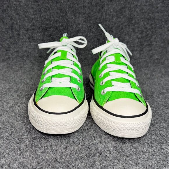 Converse All Star CT Double Tongue Ox Shoes Women's Size 8 Neon Green Athletic - Picture 2 of 12